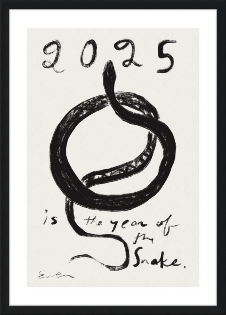 Giclée Print // 2025 is the Year of the Snake