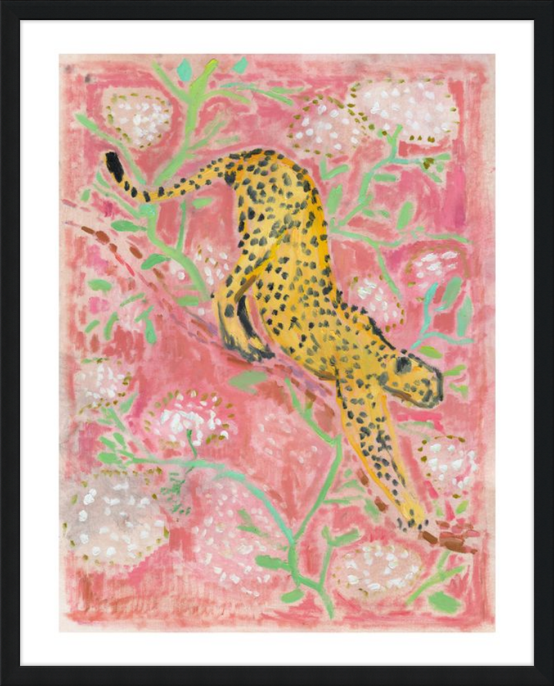 Giclée Print // Cheetah (Rose Hues)