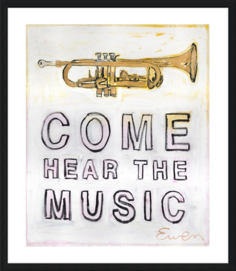 Giclée Print // Come Hear The Music