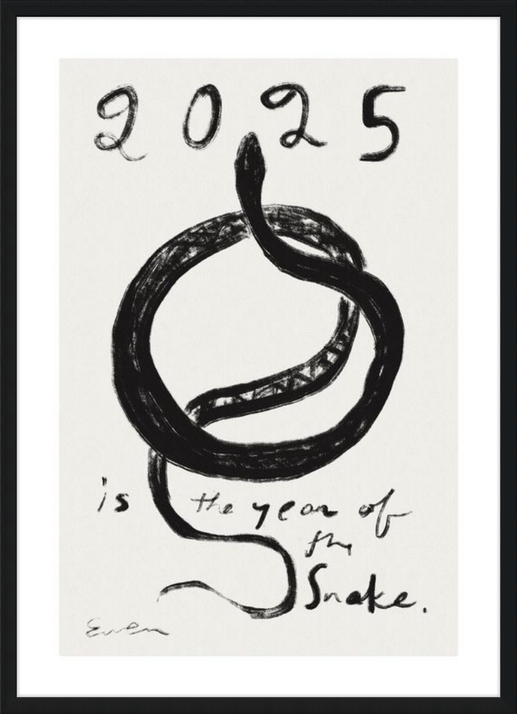 Giclée Print // 2025 is the Year of the Snake