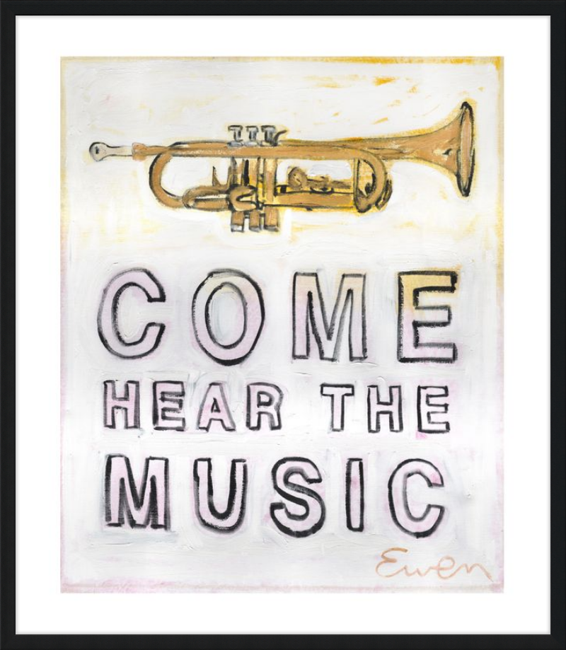 Giclée Print // Come Hear The Music