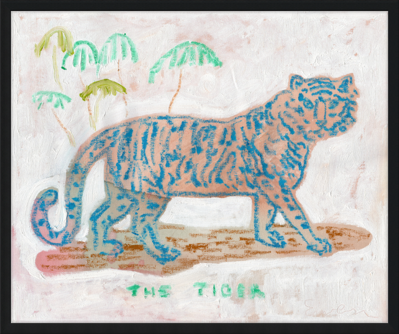 Giclée Print // The Blue Tiger