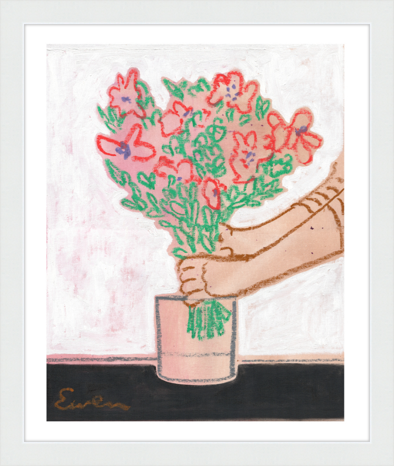 Giclée Print // Arranging the Anemones