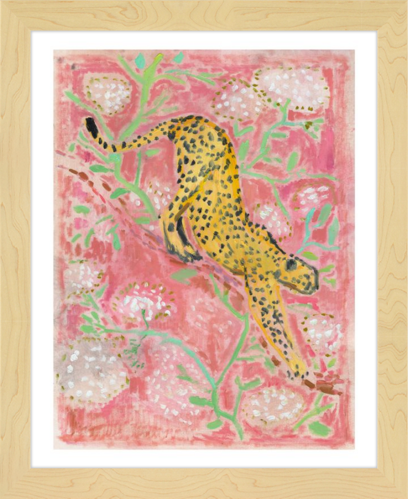 Giclée Print // Cheetah (Rose Hues)