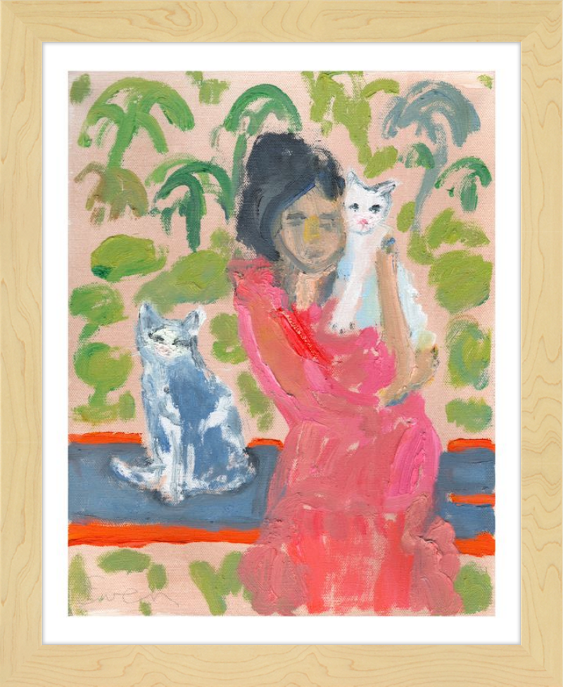 Giclée Print // Cat Painting: One Cat Just Leads To Another