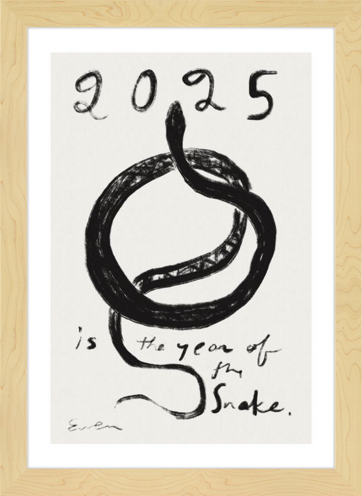 Giclée Print // 2025 is the Year of the Snake