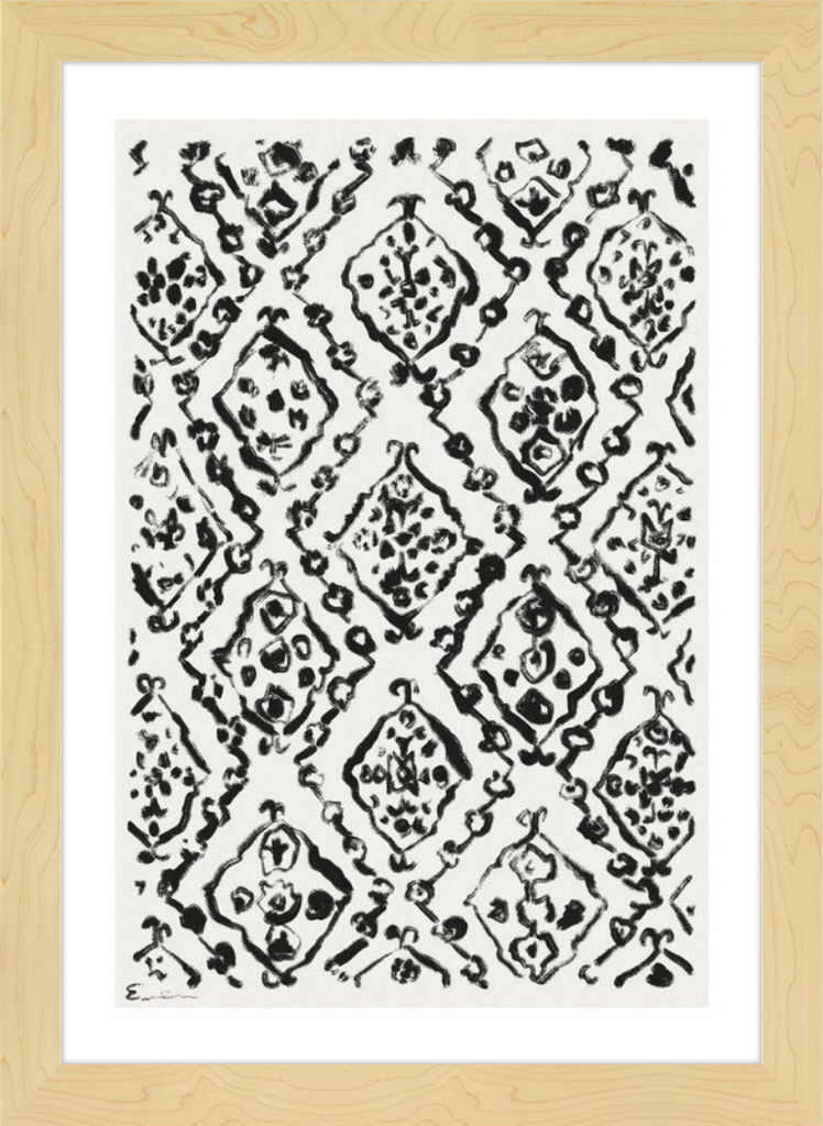 Framed Print // Moroccan Rug