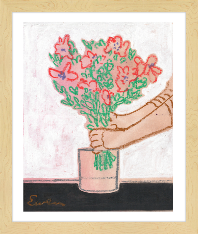 Giclée Print // Arranging the Anemones