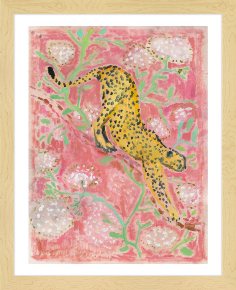 Giclée Print // Cheetah (Rose Hues)