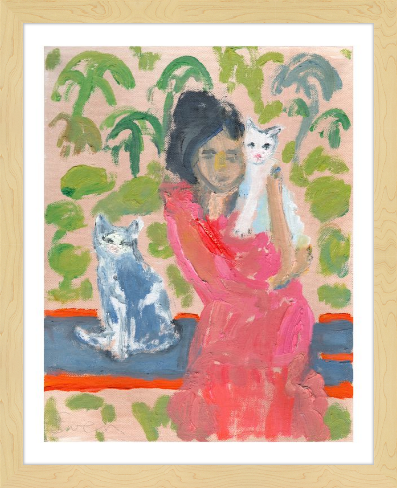 Giclée Print // Cat Painting: One Cat Just Leads To Another