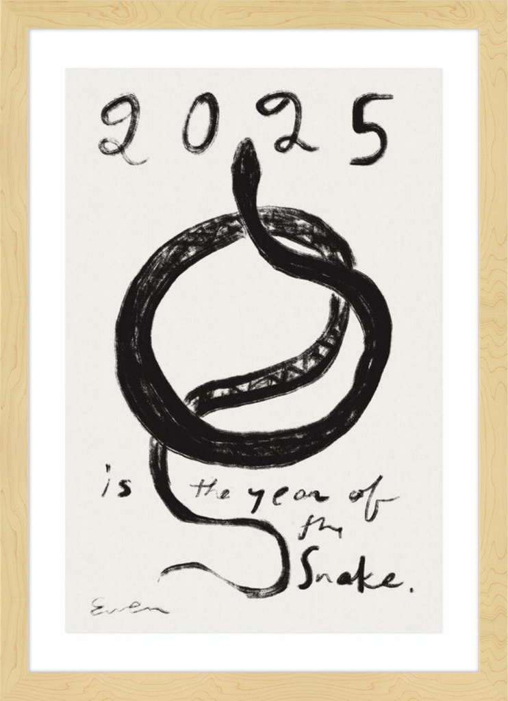 Giclée Print // 2025 is the Year of the Snake