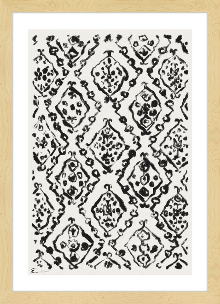 Framed Print // Moroccan Rug