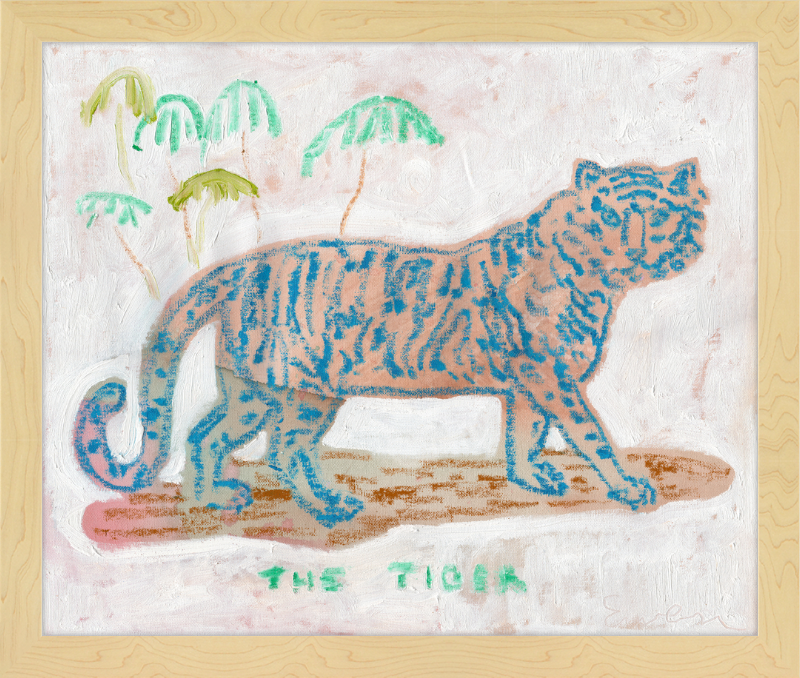 Giclée Print // The Blue Tiger