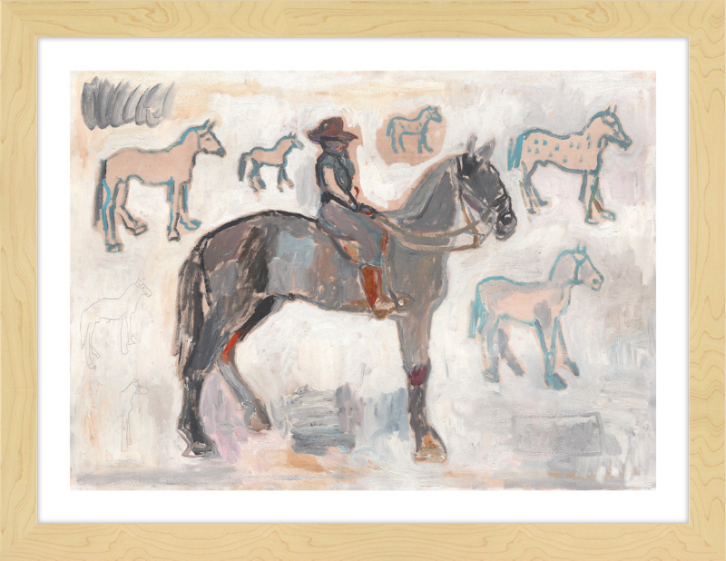 Giclée Print // Ranger with 7 and a Half Horses