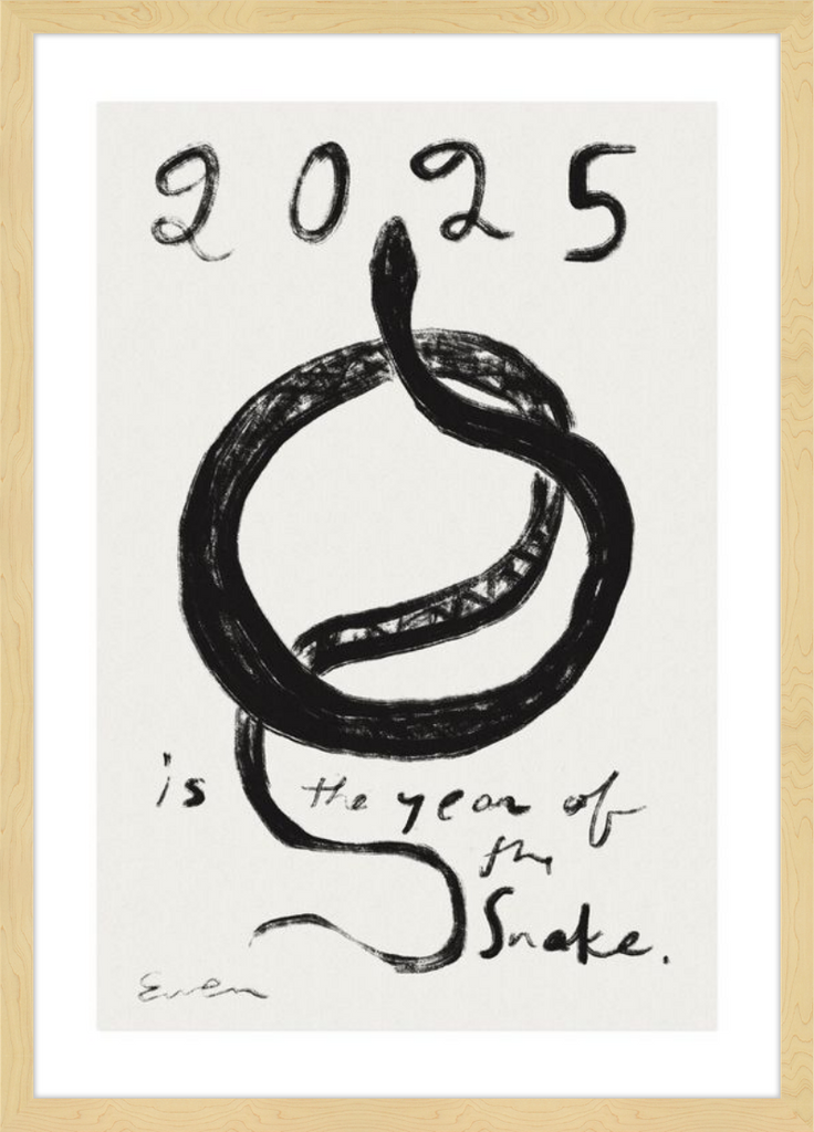 Giclée Print // 2025 is the Year of the Snake