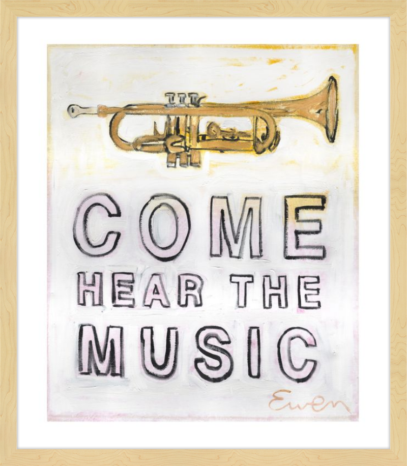 Giclée Print // Come Hear The Music