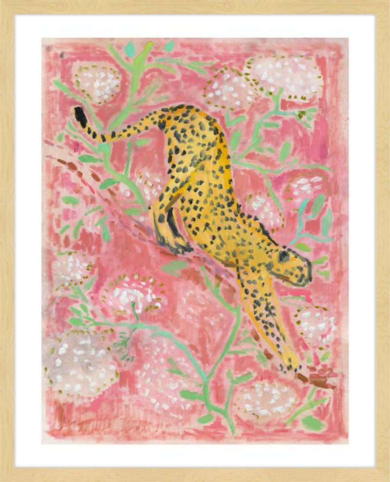 Giclée Print // Cheetah (Rose Hues)