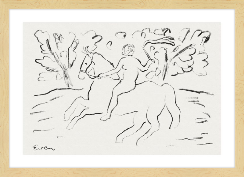 Giclée Print // Horse and Rider, Young Hearts Run Free