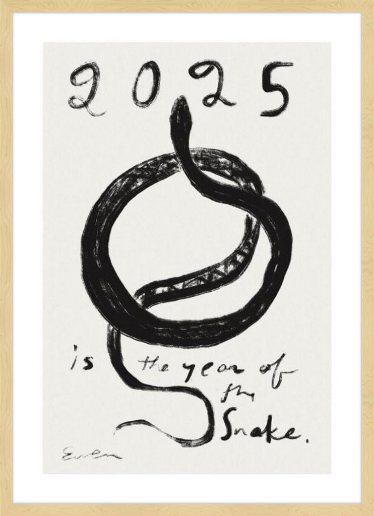 Giclée Print // 2025 is the Year of the Snake