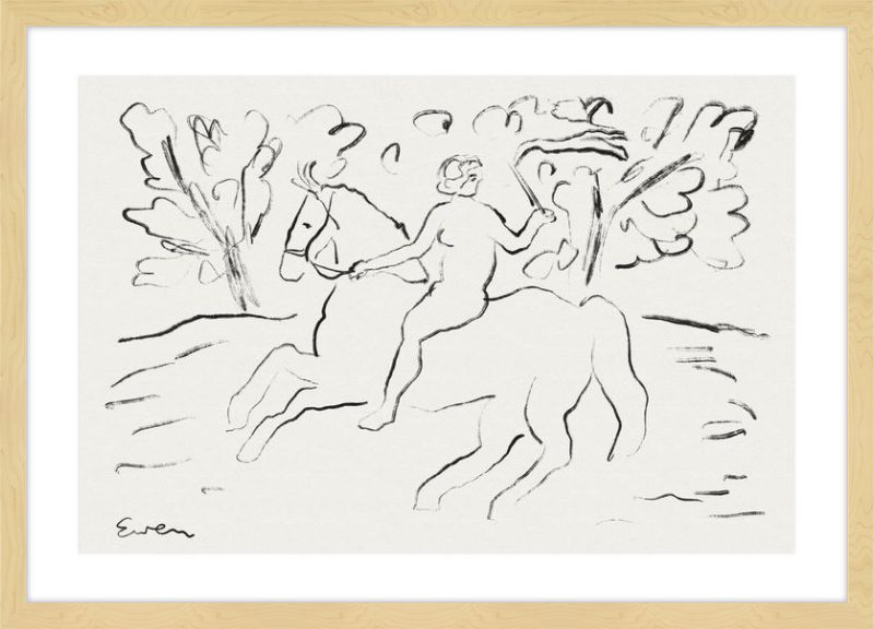 Giclée Print // Horse and Rider, Young Hearts Run Free