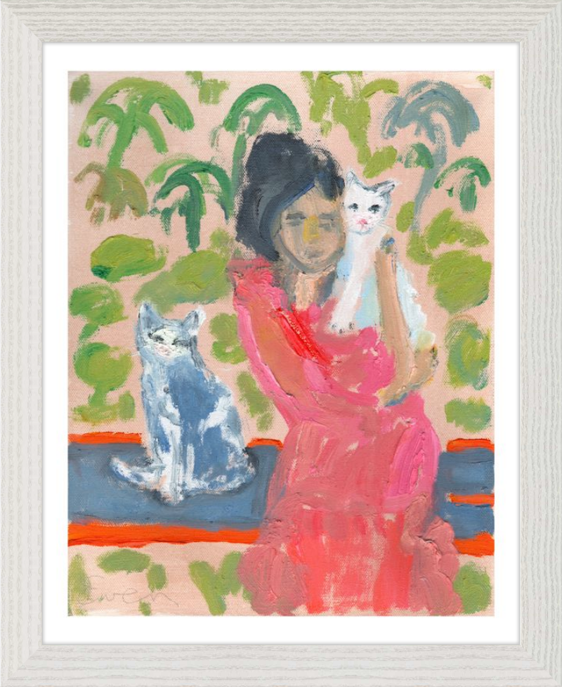 Giclée Print // Cat Painting: One Cat Just Leads To Another