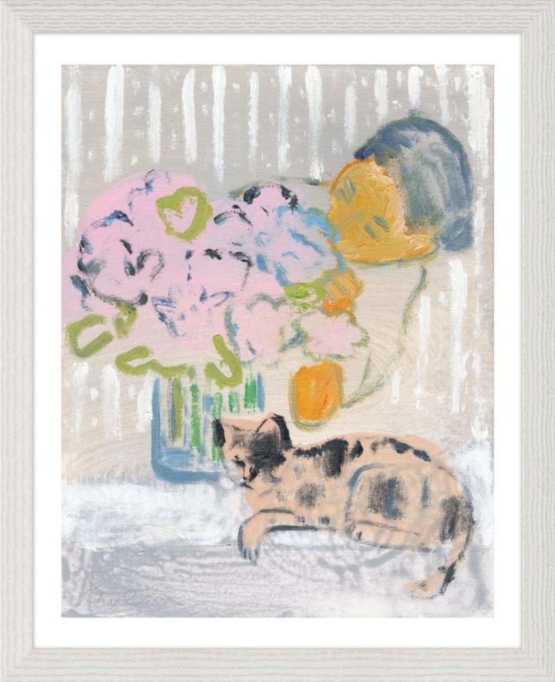 Giclée Print // Cat Painting: I Like the Little They Know, Which is So Much