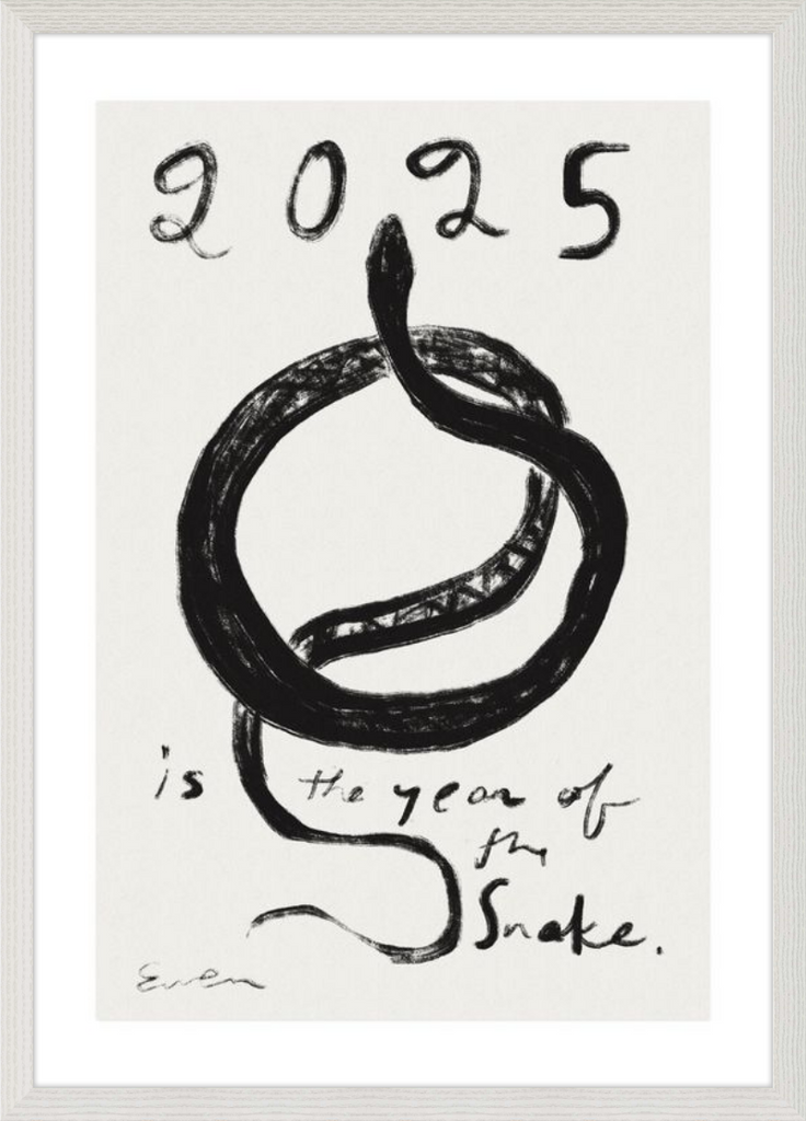 Giclée Print // 2025 is the Year of the Snake