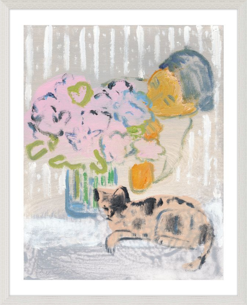 Giclée Print // Cat Painting: I Like the Little They Know, Which is So Much