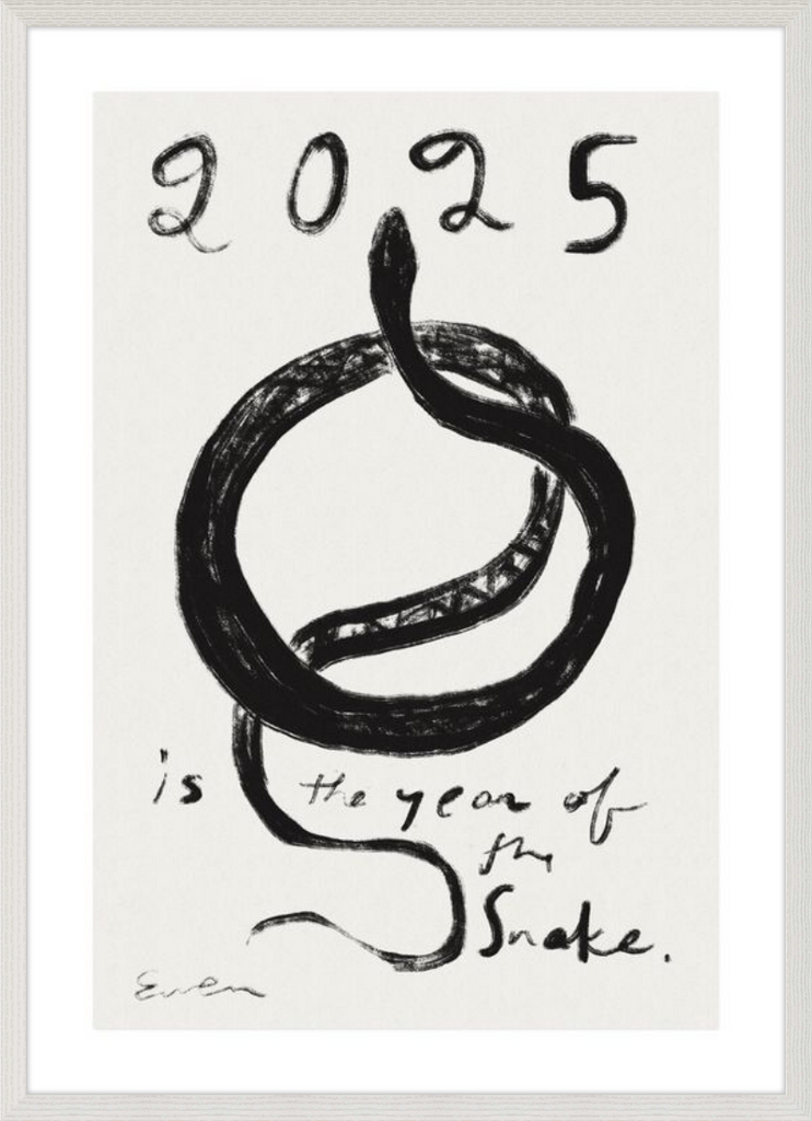 Giclée Print // 2025 is the Year of the Snake