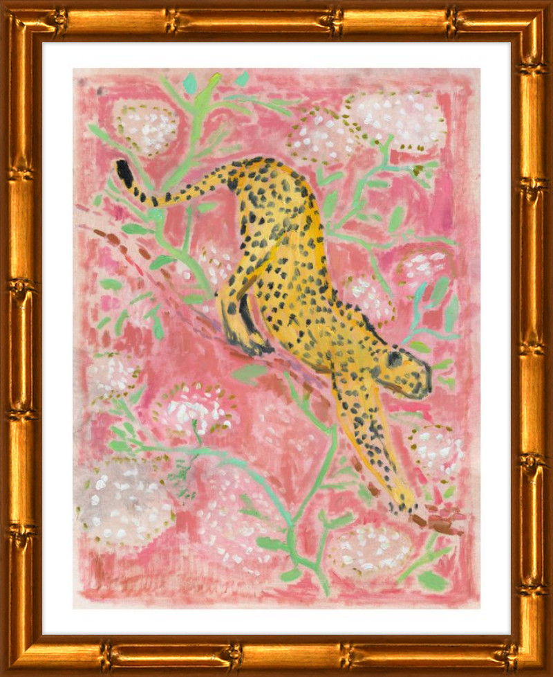 Giclée Print // Cheetah (Rose Hues)