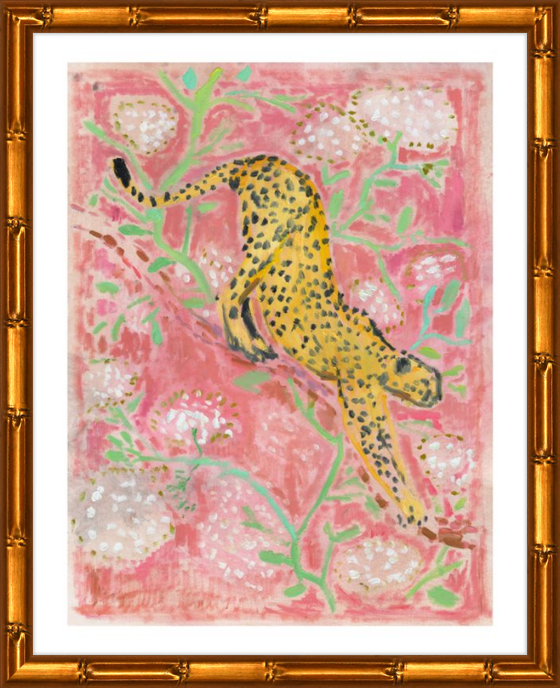 Giclée Print // Cheetah (Rose Hues)