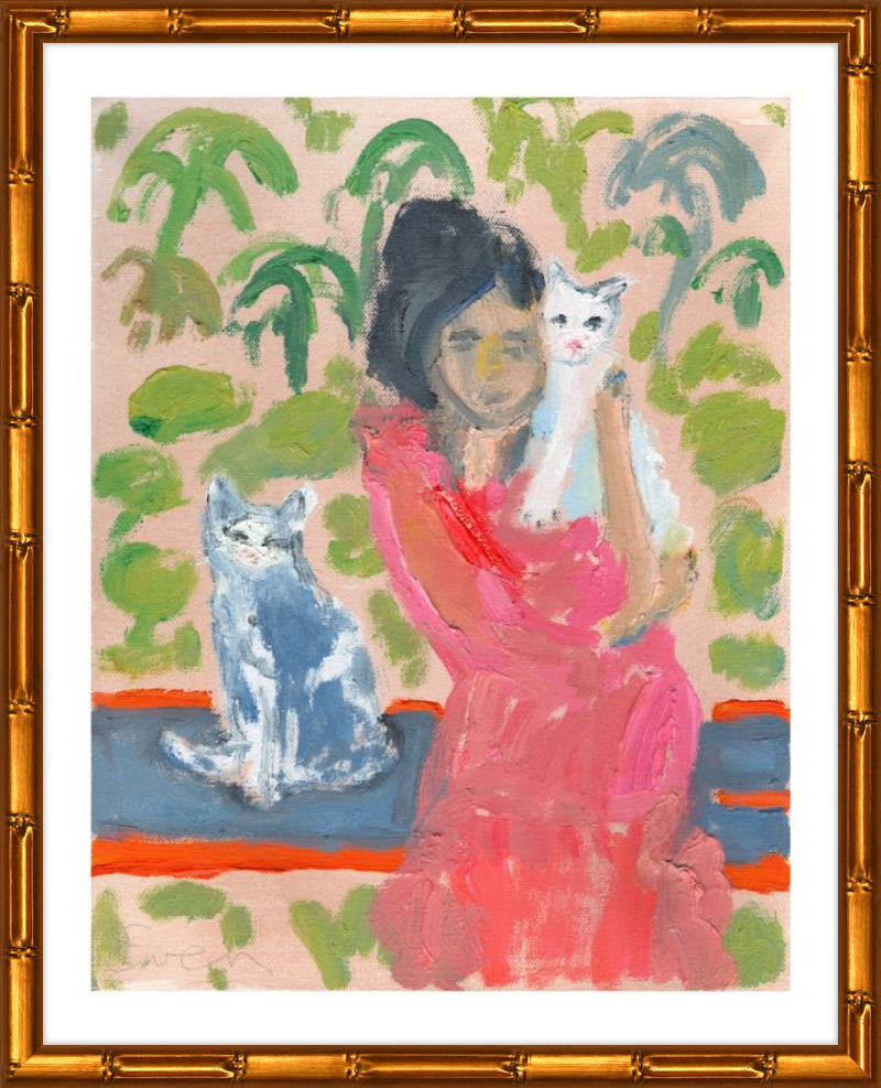 Giclée Print // Cat Painting: One Cat Just Leads To Another