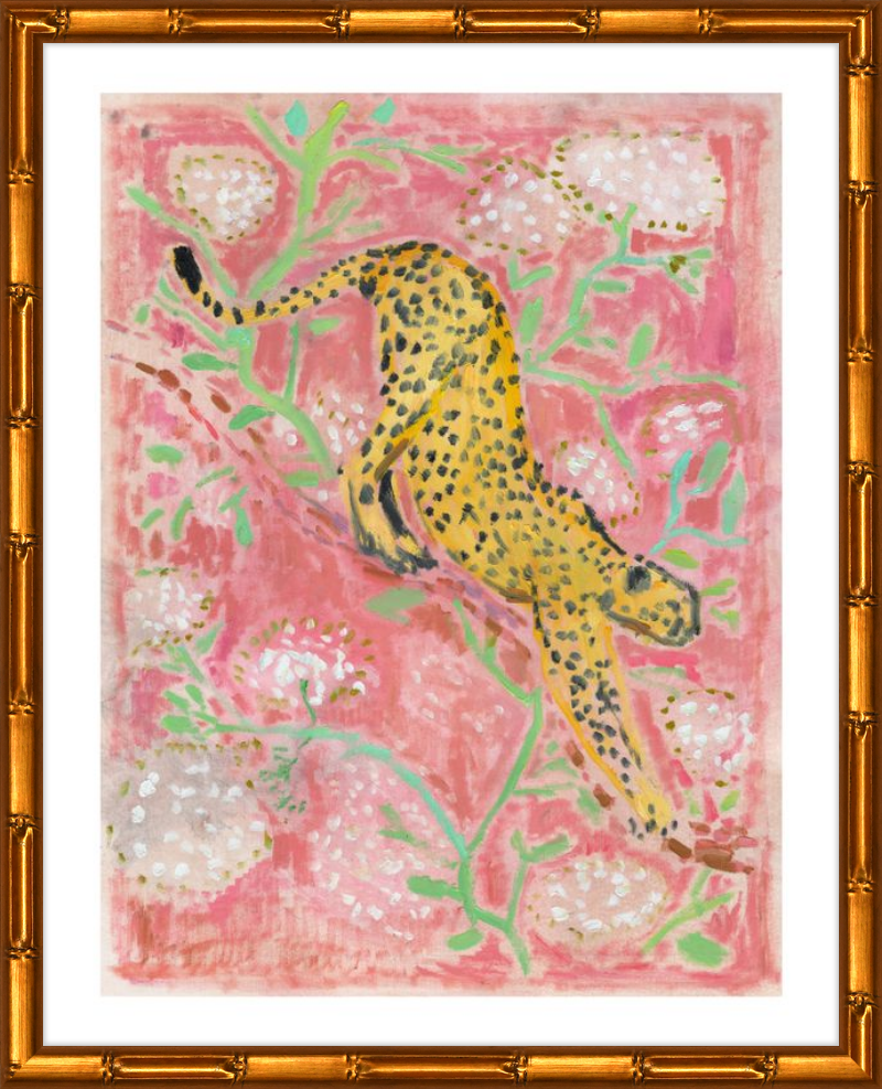 Giclée Print // Cheetah (Rose Hues)