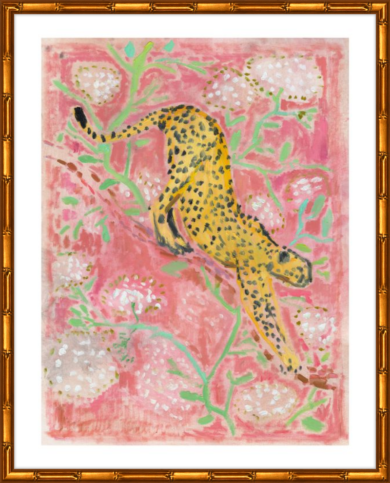 Giclée Print // Cheetah (Rose Hues)