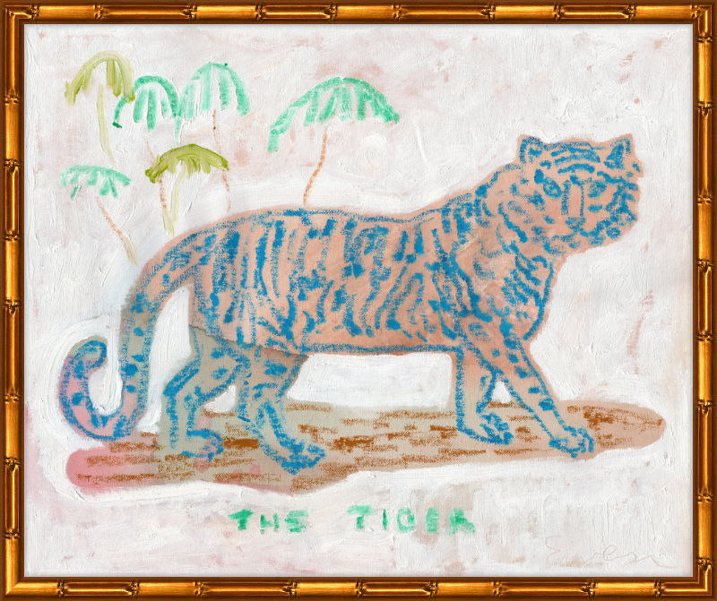 Giclée Print // The Blue Tiger