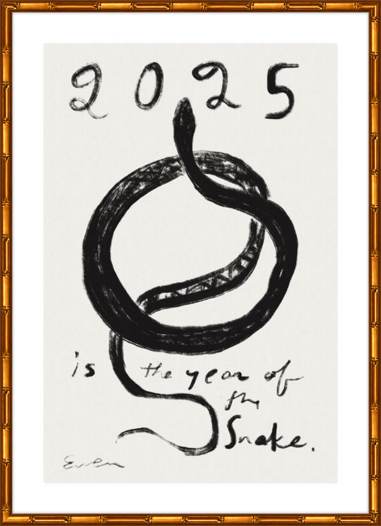 Giclée Print // 2025 is the Year of the Snake