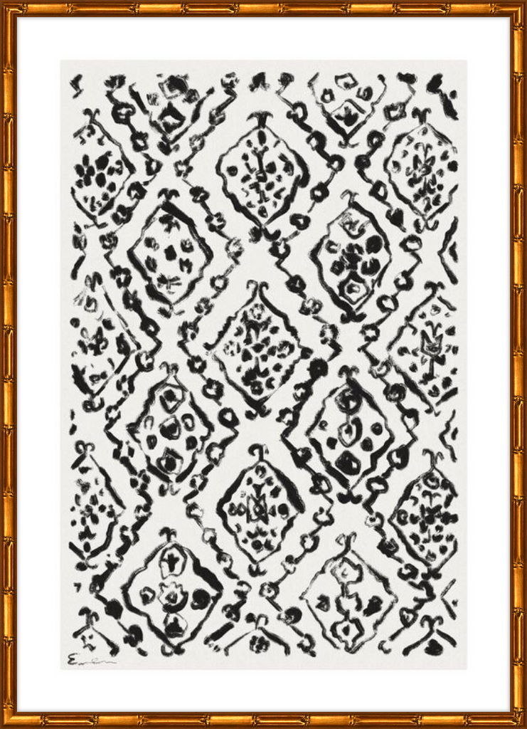 Framed Print // Moroccan Rug