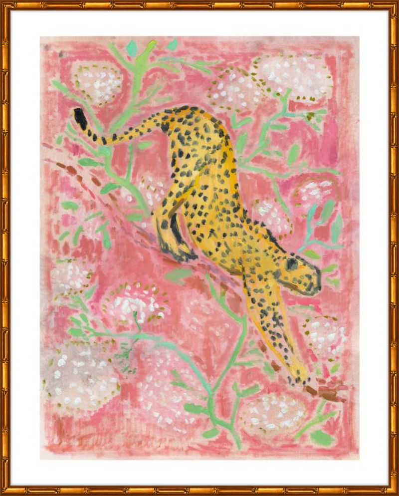 Giclée Print // Cheetah (Rose Hues)