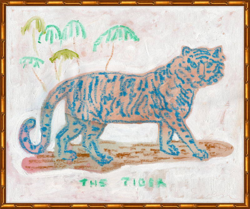 Giclée Print // The Blue Tiger