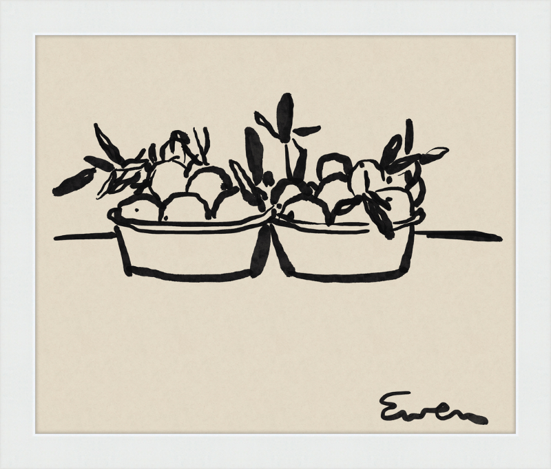 Giclée Print // Oranges in Bowls