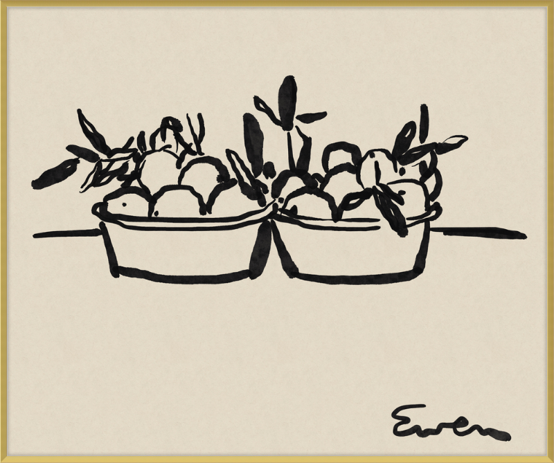 Giclée Print // Oranges in Bowls