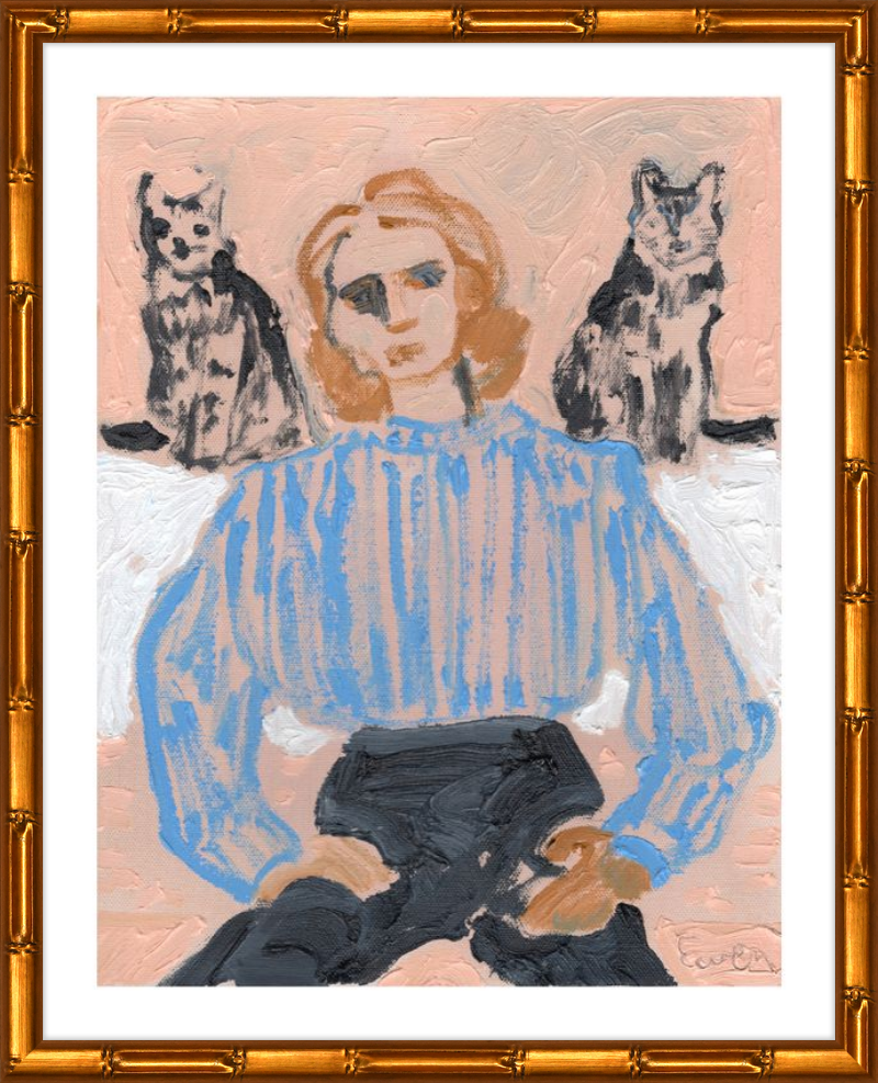 Giclée Print // Responsible Forever For What You Have Tamed (Cat Painting Series)