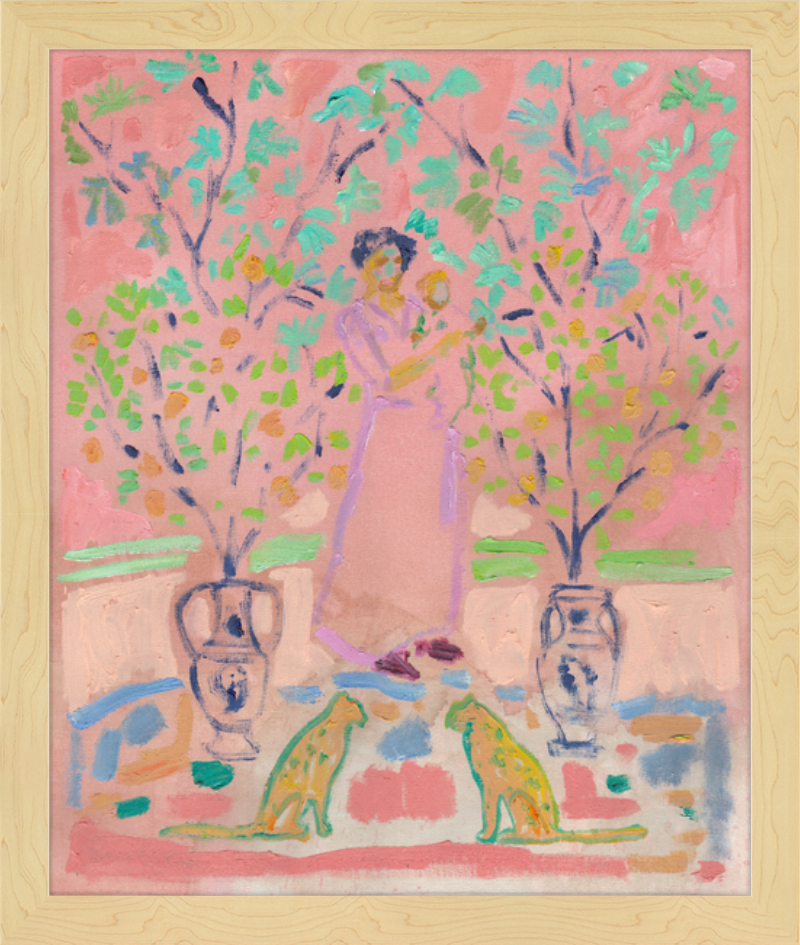 Giclée Print // Mother and Child (With Pair of Golden Cats)