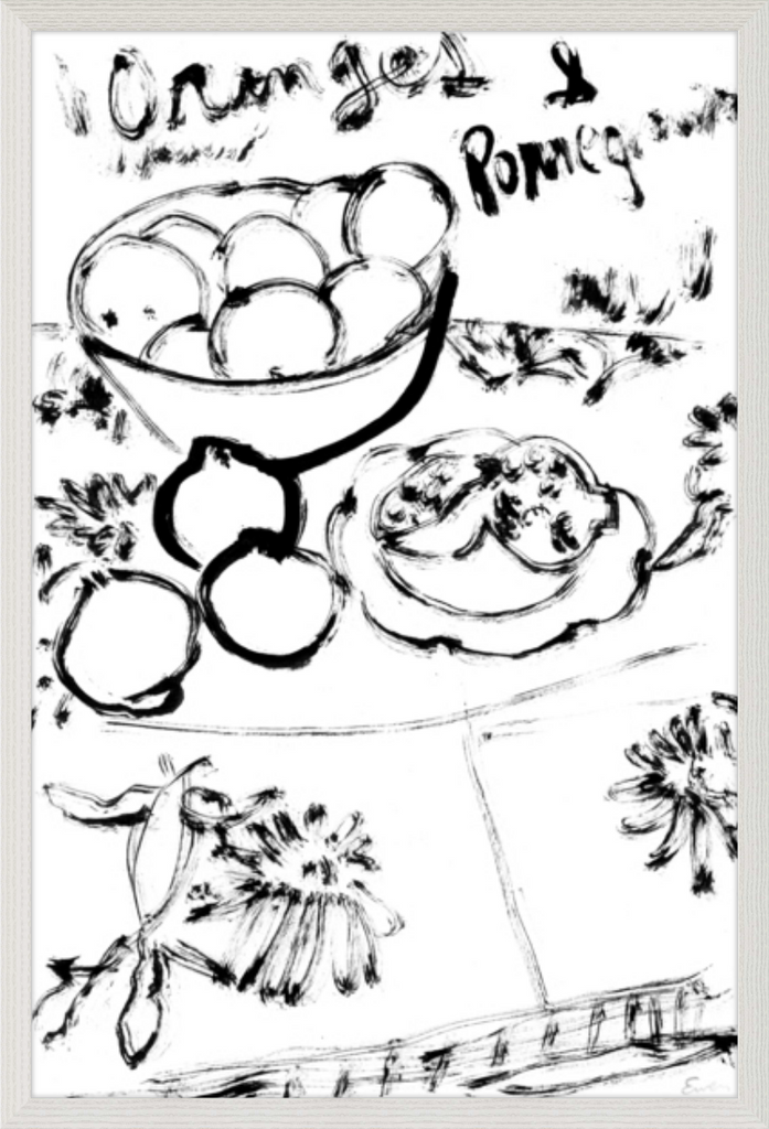 Giclée Print // Oranges & Pomegranates