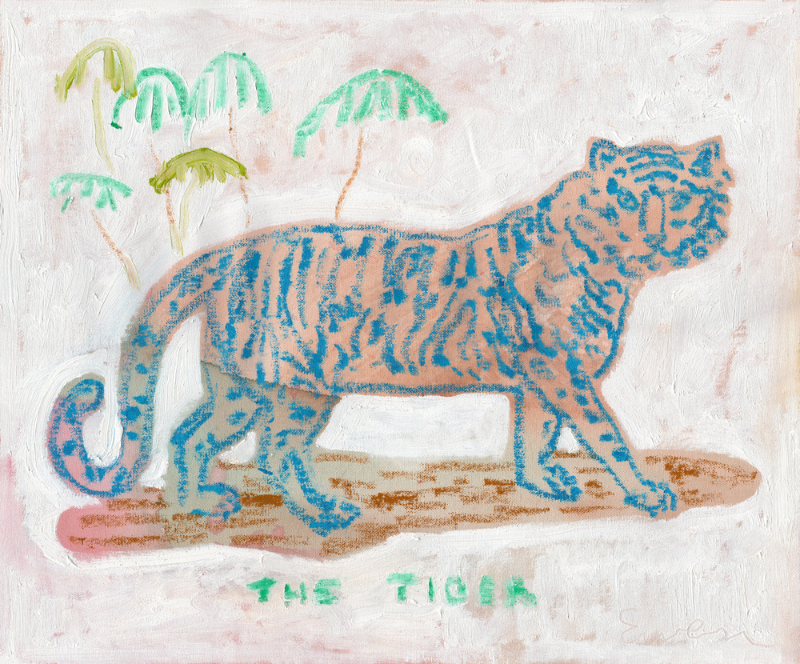 Giclée Print // The Blue Tiger