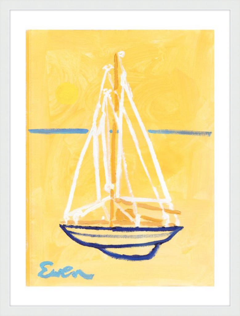 Giclée Print // Sailboat (Golden Hour)