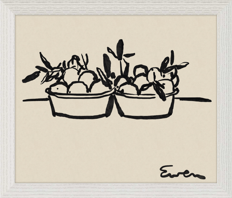 Giclée Print // Oranges in Bowls