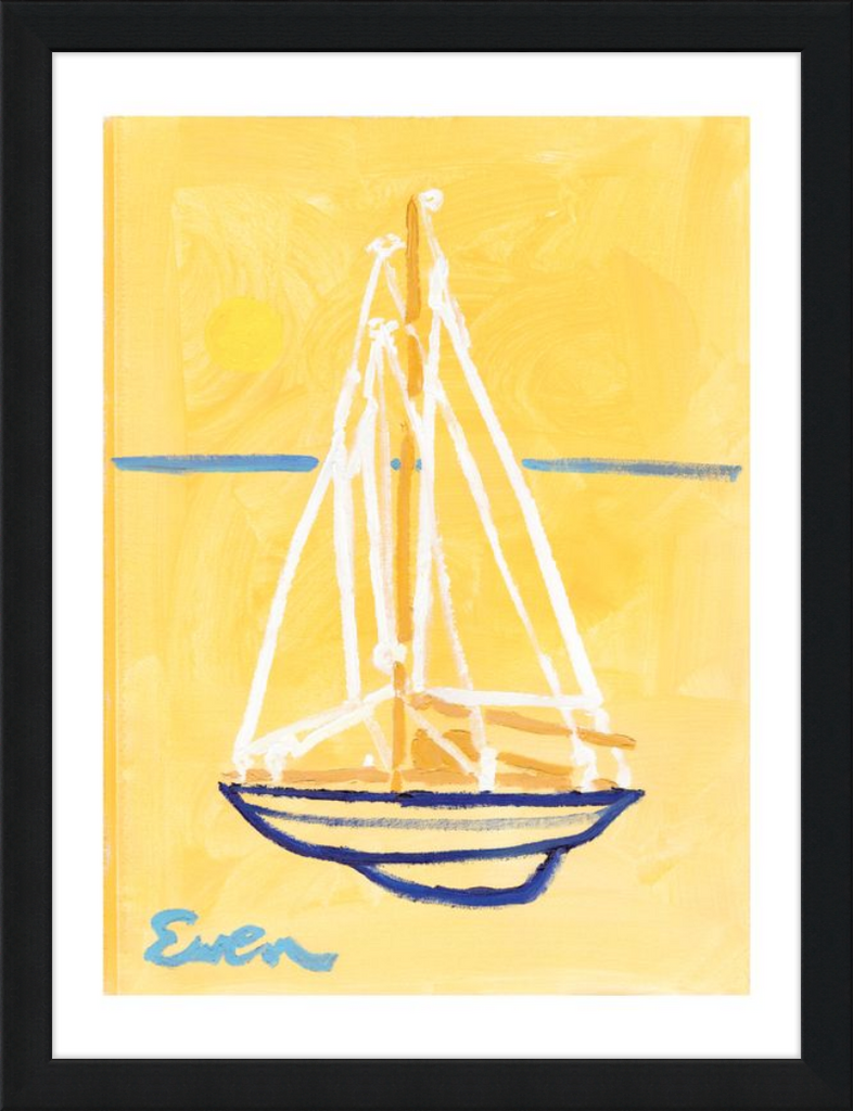 Giclée Print // Sailboat (Golden Hour)