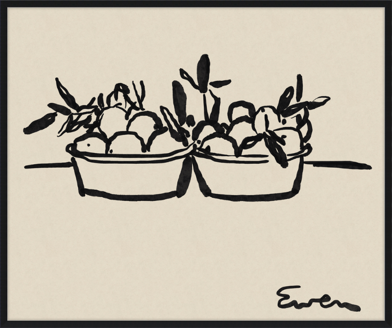 Giclée Print // Oranges in Bowls