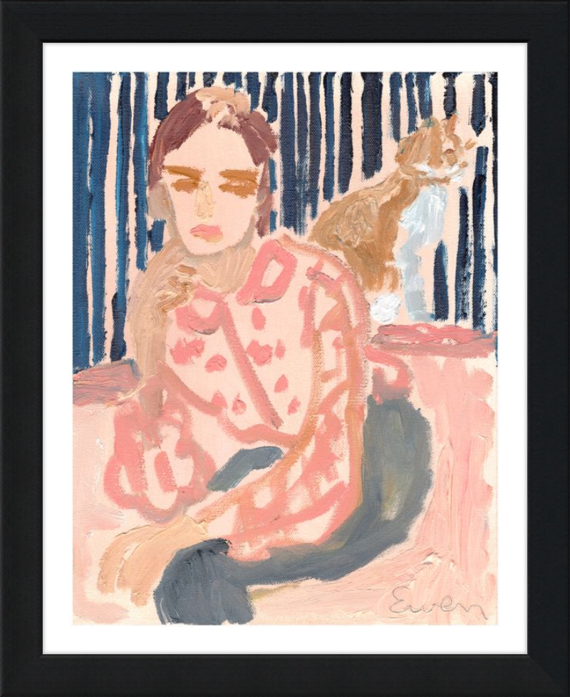 Giclée Print // Beauties That Exceed The Vocabulary (Cat Painting Series)